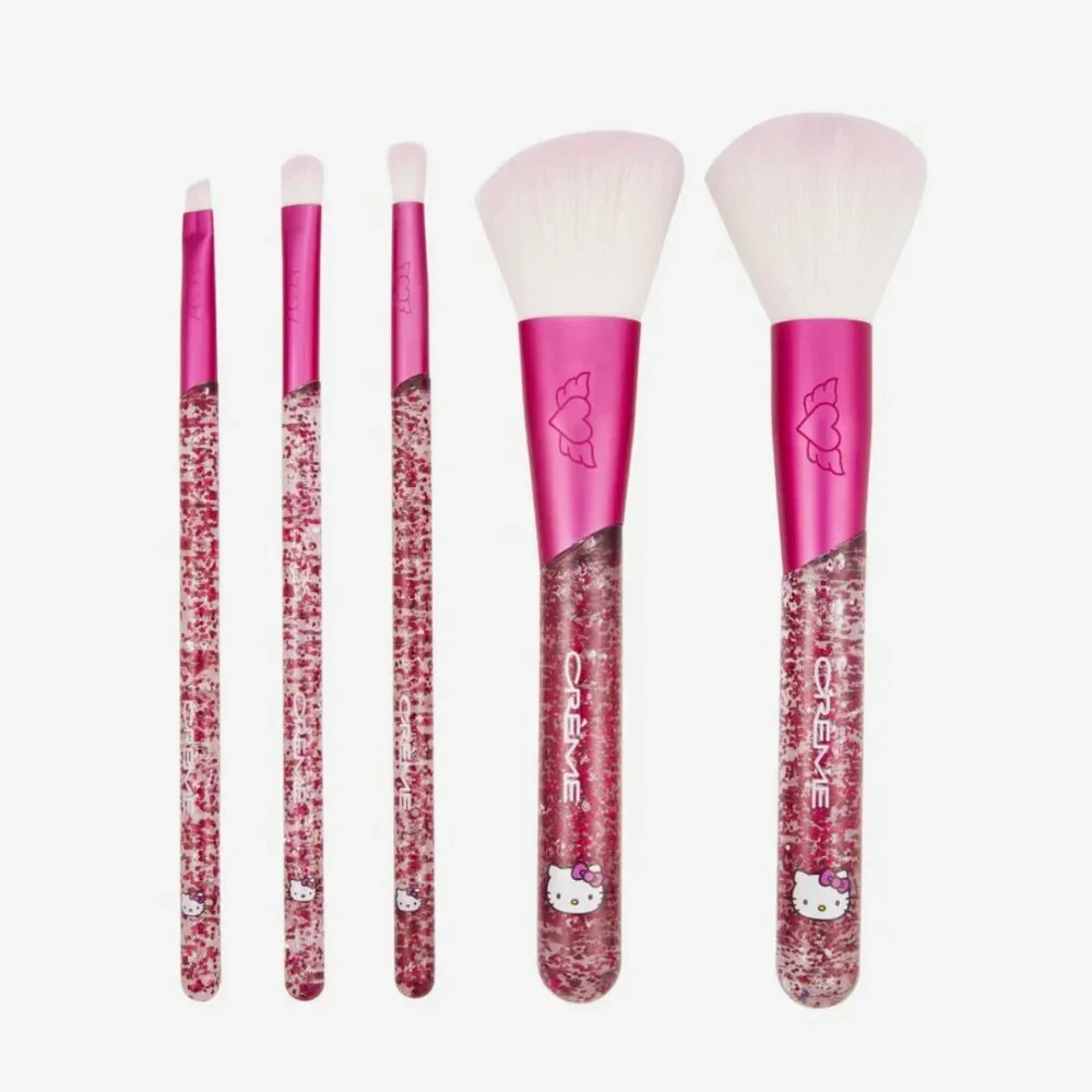 The Crème Shop x Hello Kitty Kawaii Luv Wave Make Up Brush Set